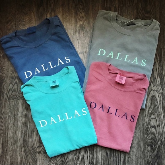Comfort Color Dallas T-shirts - Picture 1 of 1